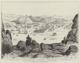 The Khartoum Relief Expedition, Arrival of First Column at the Wells of Gakdul